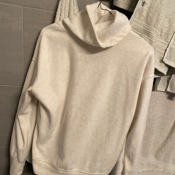 White Go-Warm Micro Performance Fleece Funnel-Neck Pullover for Women Old Navy - Picture 3 of 7